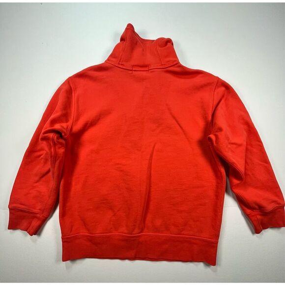 Polo Ralph Lauren Boy Shawl Collar Orange Pullover Pony Embroidered Size Small 8 - Picture 5 of 7